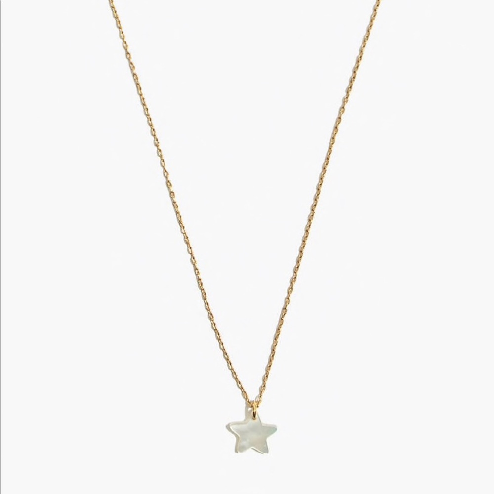 Madewell Mother of Pearl Star Necklace - Picture 8 of 8